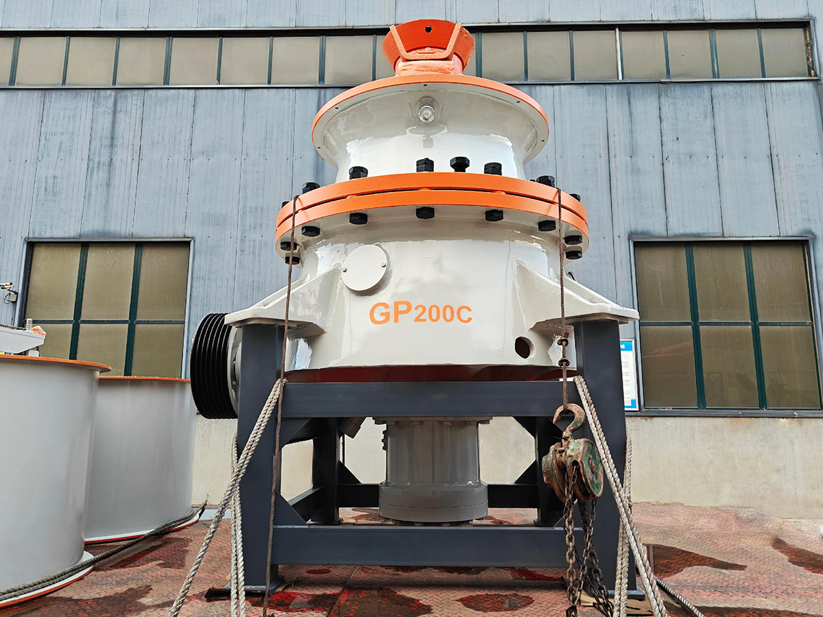 Single cylinder hydraulic cone crusher