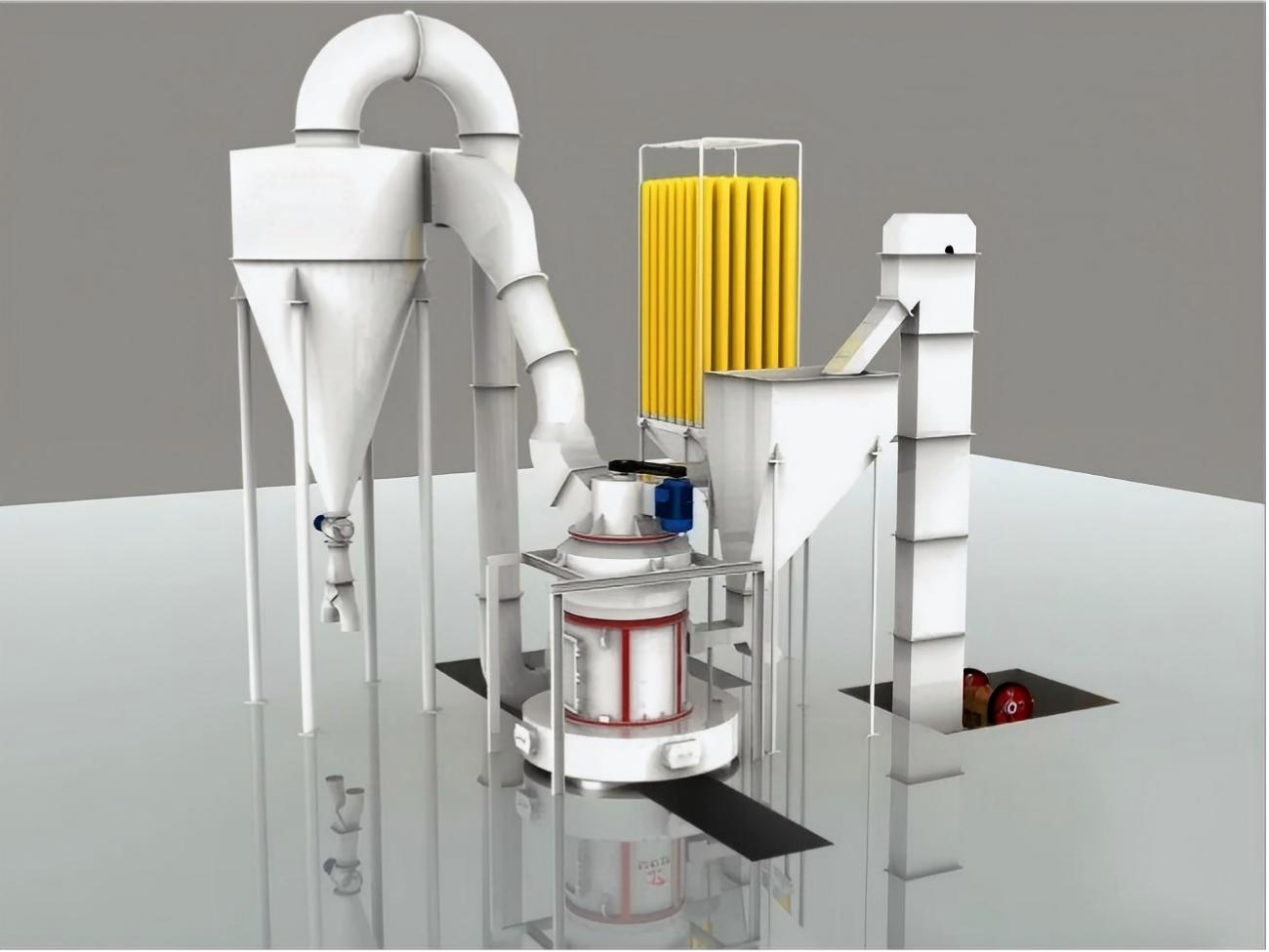 High pressure roller mill