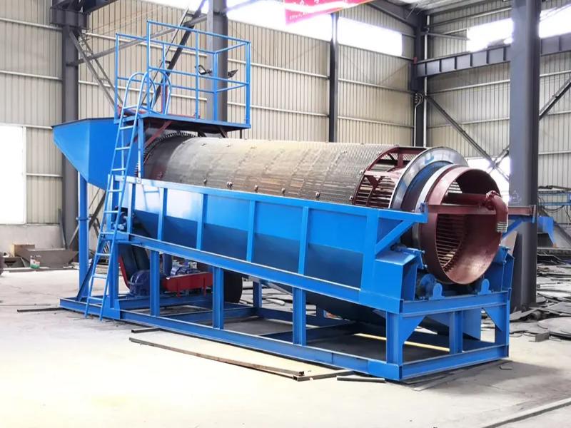 Mobile trommel gold wash plant