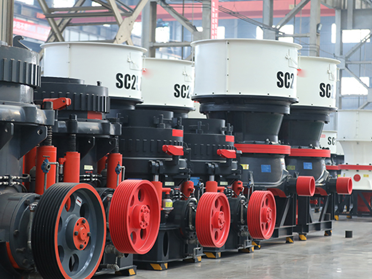 Single cylinder hydraulic cone crusher