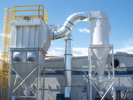 Pulse jet bag dust collector